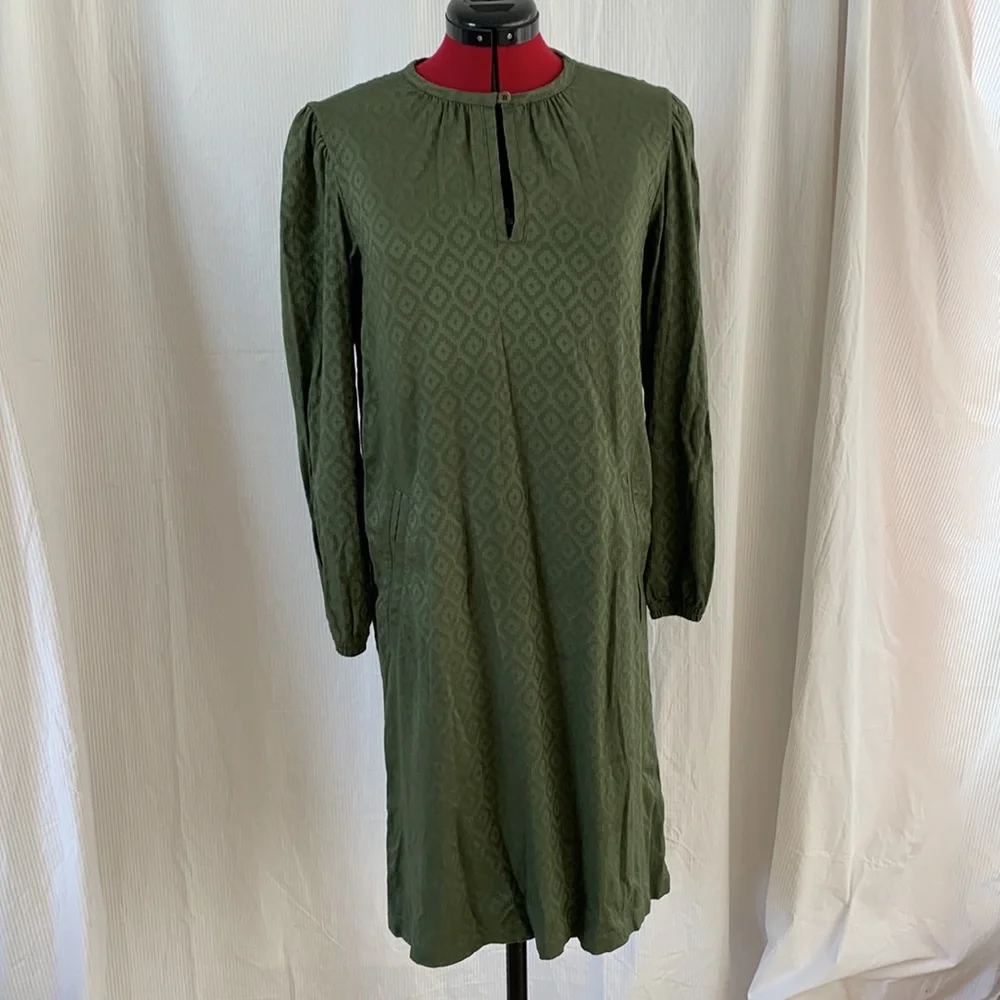 A.P.C. Paris green embossed French designer tunic dresss - Picture 11 of 11